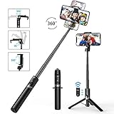 Mpow Bluetooth Selfie Stick-Stativ, Leichter Selfie Stick...